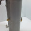 Used Aluminum Tank/Reservoir, 3.5" ID x 13.25" Deep, 2 Liter Volume, 4 Holes: 1/4NPT
