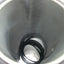 Used Aluminum Tank/Reservoir, 3.5" ID x 13.25" Deep, 2 Liter Volume, 4 Holes: 1/4NPT