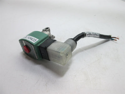 Used ASCO SC8262H006 Solenoid Valve, 120VAC 6.1/8.1 Watts, 1/8" NPT Ports, 185psi