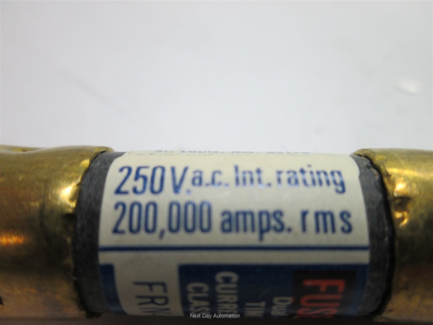 Used Lot of 3 Bussmann Fusetron FRN-R-12 Dual-Element Time-Delay Fuse, 12 Amps 250VAC