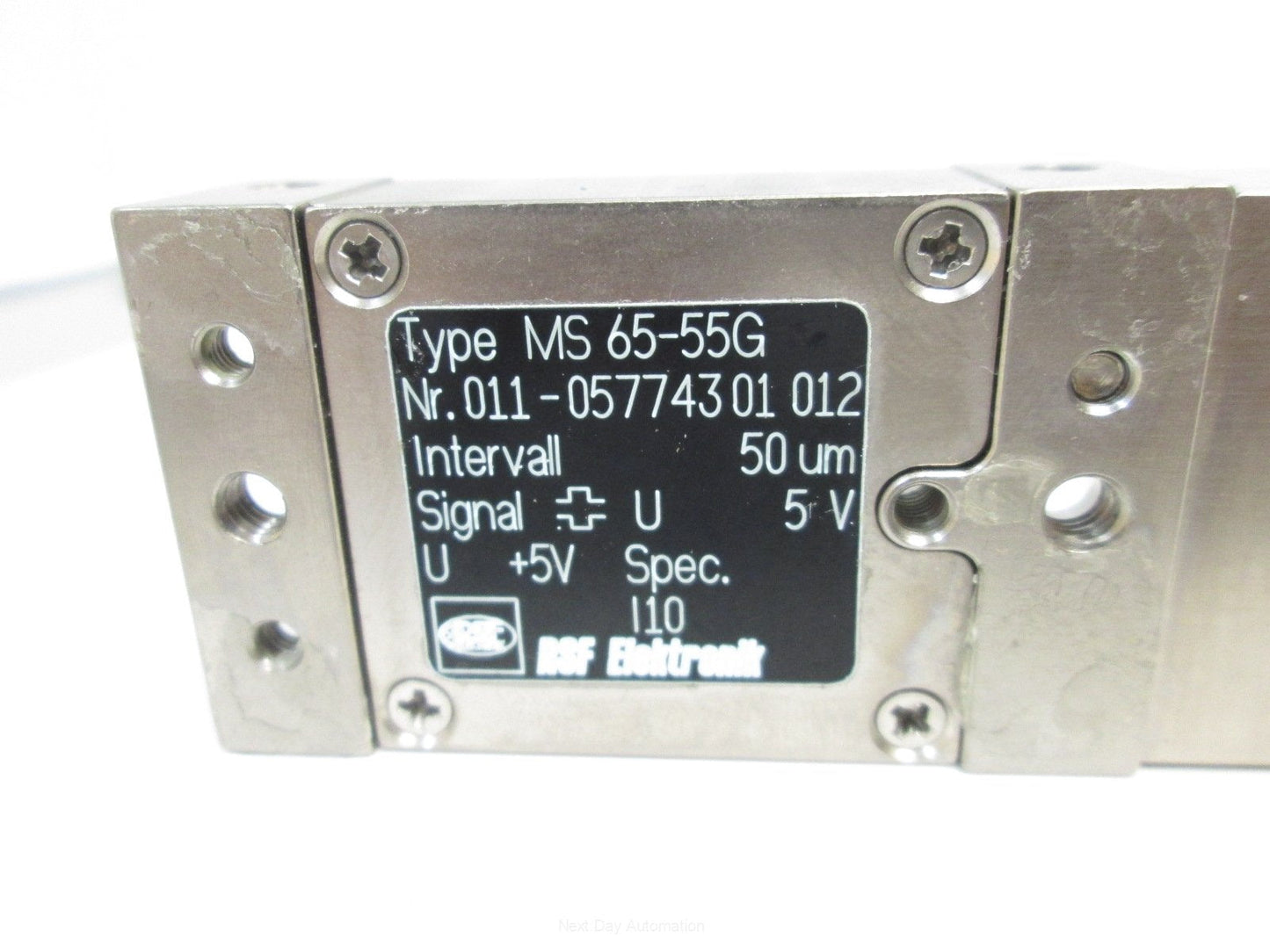 Used RSF Elektronik MS 65-55G Linear Encoder with 5.25" Scale, 5V, 50um Intervall
