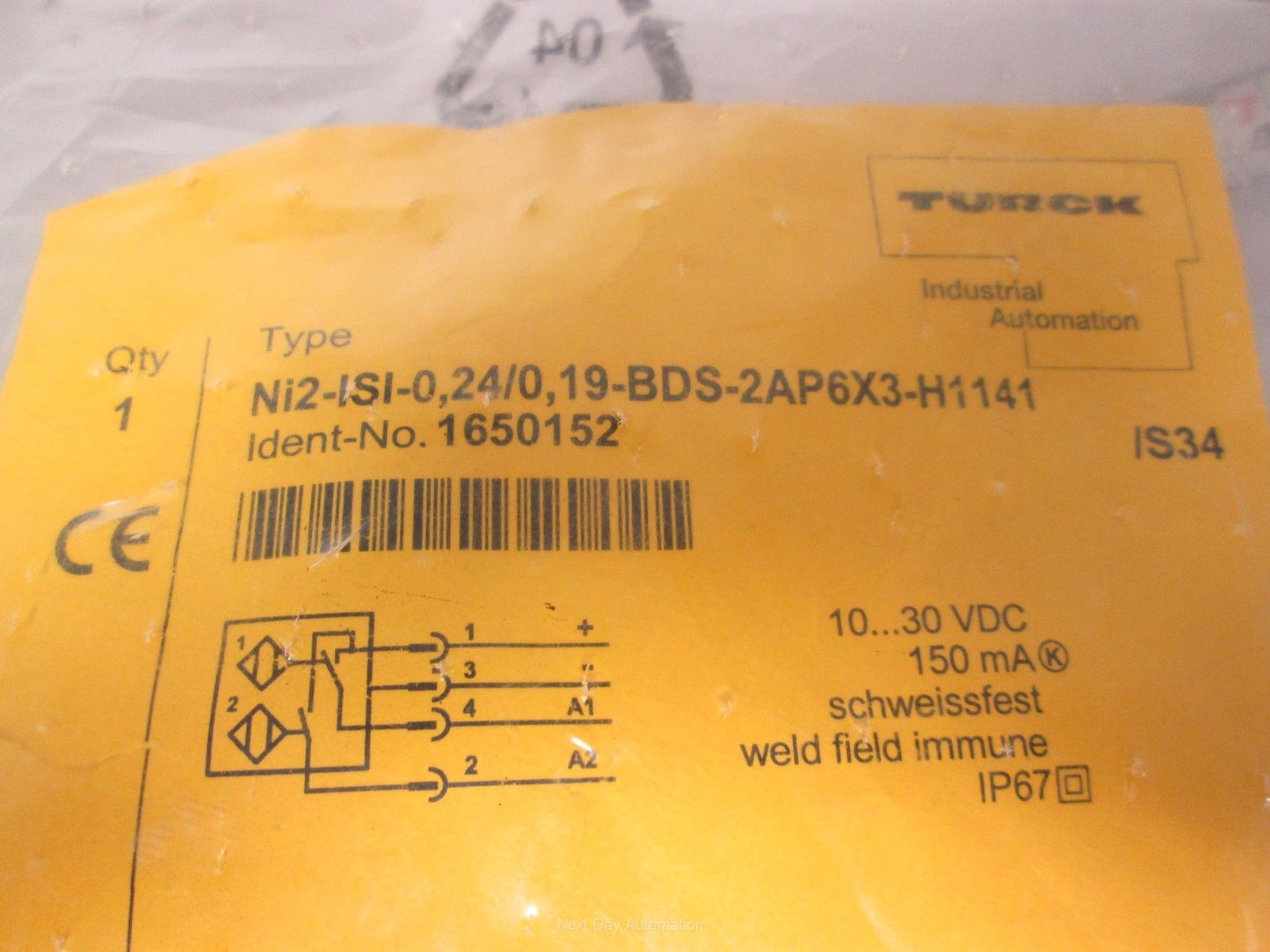 New Turck Ni2-ISI-0,24/0,19-BDS-2AP6X3-H1141 Proximity Sensor 10-30VDC 2 Channel