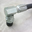 New – Open box Gates 6M3K Hydraulic Hose 3000PSI 3/8" 32", 3/8" MNPT NPT Pipe Thread 90° Offset