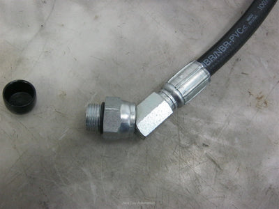 New – Open box Gates 6M3K Hydraulic Hose 3000PSI, 3/8" 51" 3/8" FJIC to 1/2" MORB O-Ring Boss