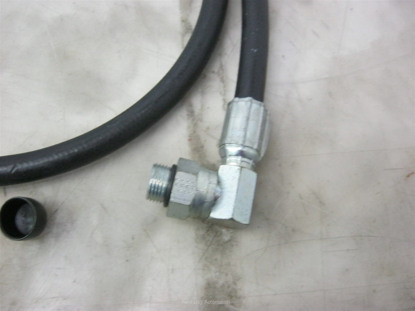New – Open box Gates 6M3K Hydraulic Hose 3000PSI, 3/8" ID 67" Long 1/2" Male ORB O-ring Boss -8