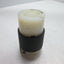 Used Hubbell Female Twist-Lock Plug, Rating: 30A 250VAC