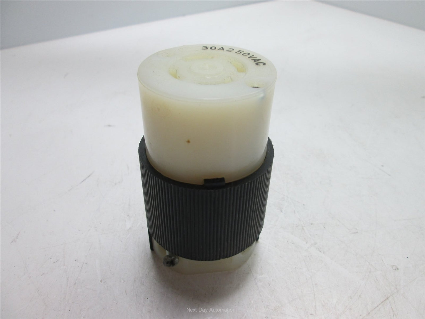 Used Hubbell Female Twist-Lock Plug, Rating: 30A 250VAC
