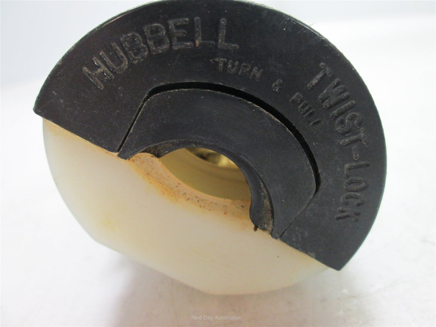 Used Hubbell Female Twist-Lock Plug, Rating: 30A 250VAC