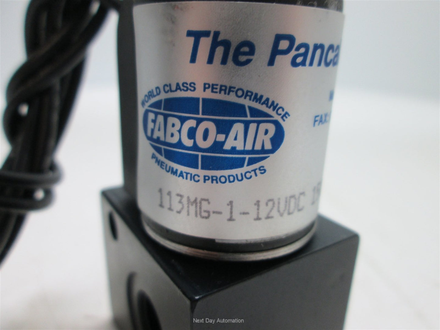 New Fabco-Air 113MC-1-12VDC Manifold Valve, 12VDC Coil, 150psi Max, 1/8NPT Ports