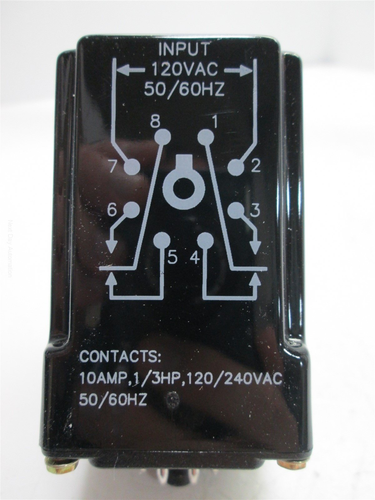 New PAC 2P09210 Delay Timer, 0.1-5sec, DPDT, Input: 120VAC 50/60Hz