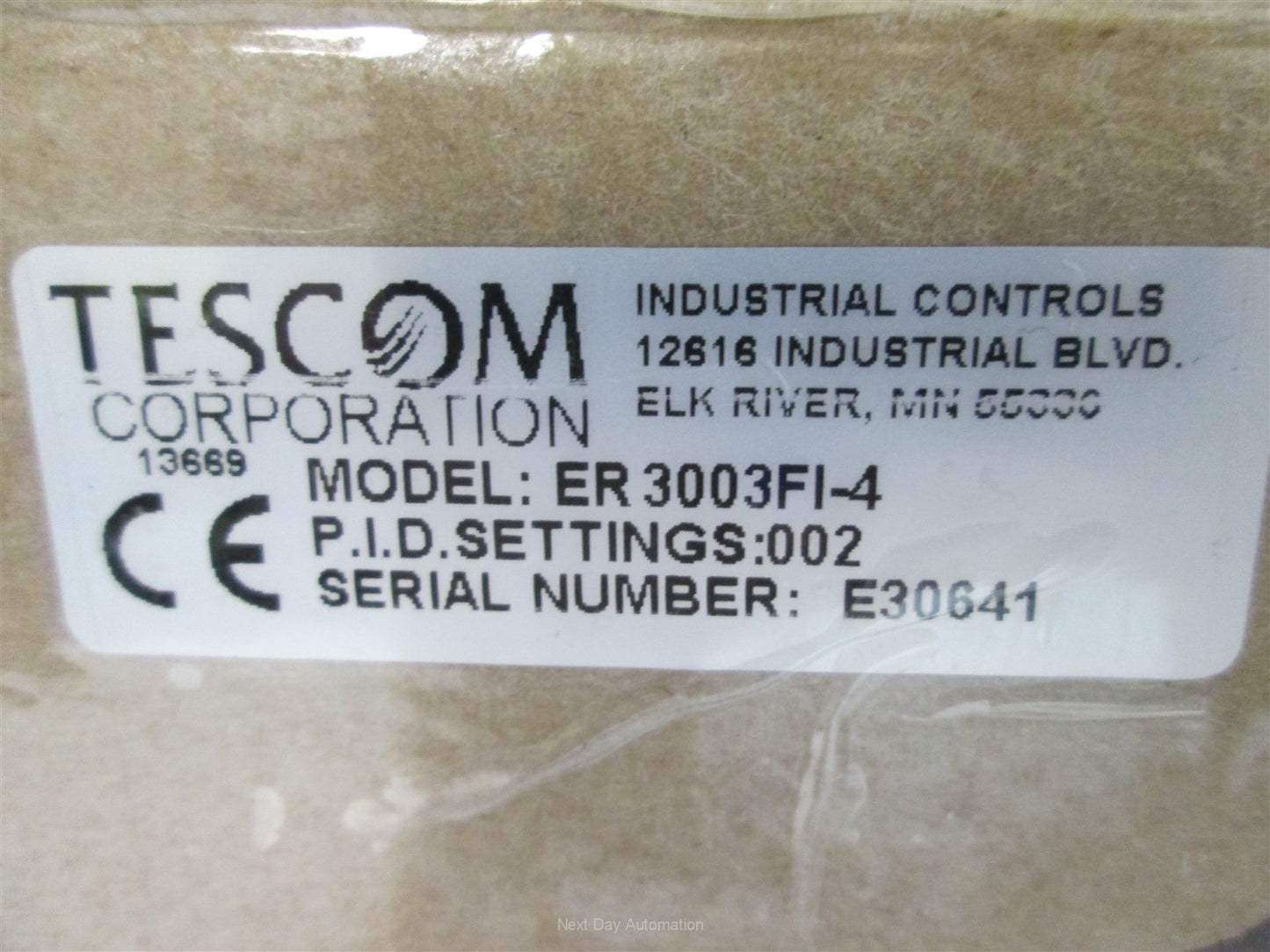 New Tescom ER3003FI-4 Electronic Pressure Controller 0 to 150 psi 4-20mA High Flow