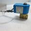 Used Honeywell 702N8A3B Solenoid Valve, 110/120VAC 50/60Hz, 22W, 1/4" NPT Ports