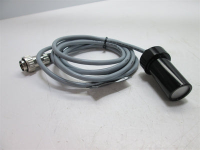 Used Advanced Illumination SL073-590C2D Spot Light, Amber, 24V 0.35A, Cable: 2 Meters