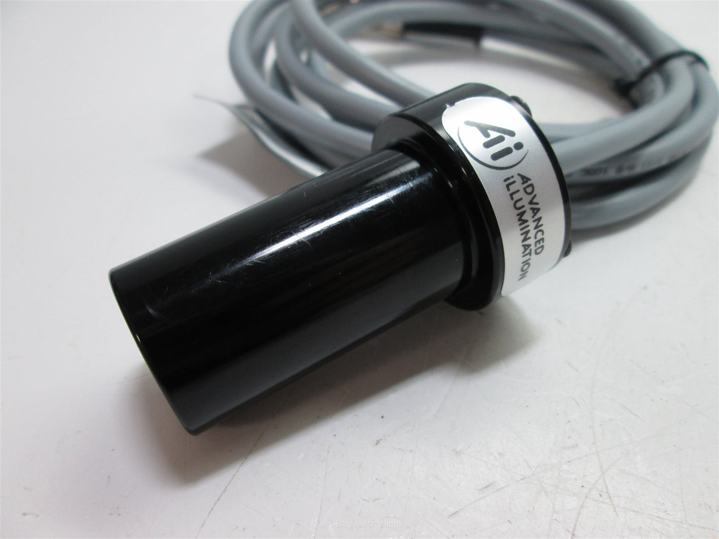 Used Advanced Illumination SL073-590C2D Spot Light, Amber, 24V 0.35A, Cable: 2 Meters