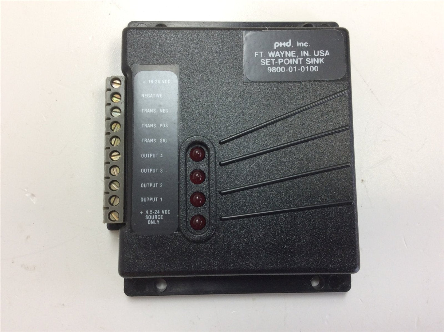 New PHD 9800-01-0100 Set Point Module, NPN, Supply: 18-24VDC, 150mA Max