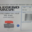 New Legend Valve 201-435 Compact Ball Valve, Grey PVC, 1" PVC Ports