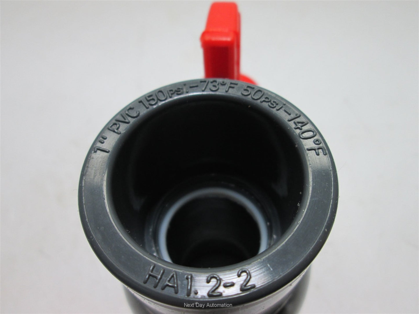 New Legend Valve 201-435 Compact Ball Valve, Grey PVC, 1" PVC Ports
