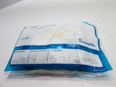 New Lot of 4 Swagelok B-QC4-S-4PMK3 Quick Connects, 1/4" Male NPT End