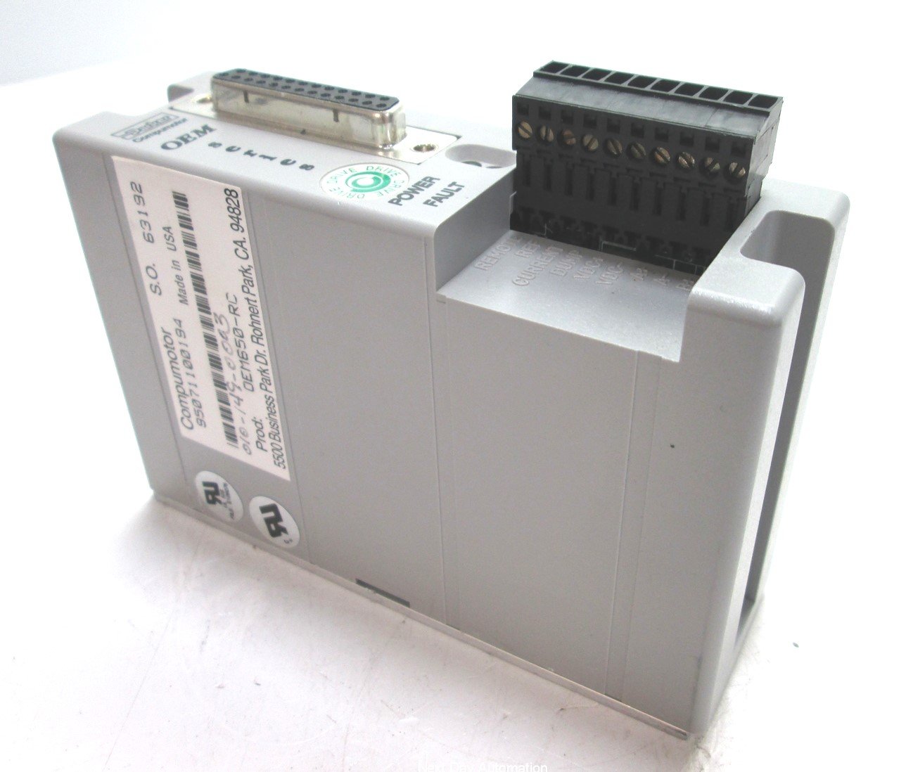 Used Parker OEM650-RC Microstepping Drive for Low Inductance High-Current Motors