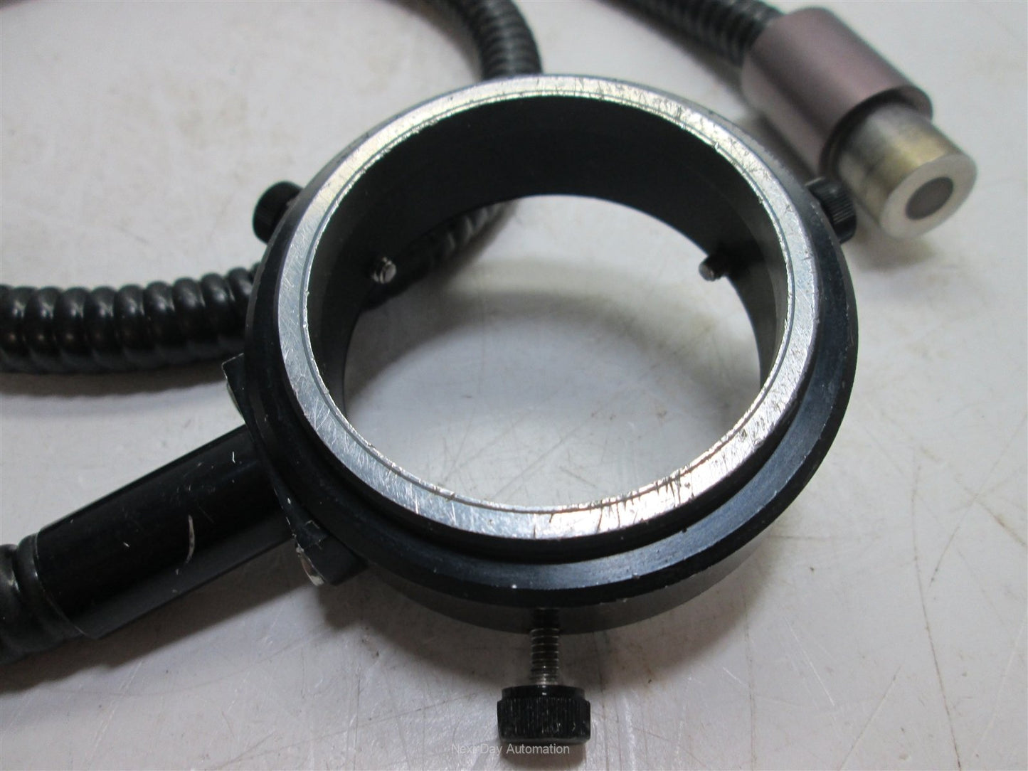 Used Fostec Fiber Optic Light Ring, 2" Inside Diameter, 5/8" Input, 36" Long