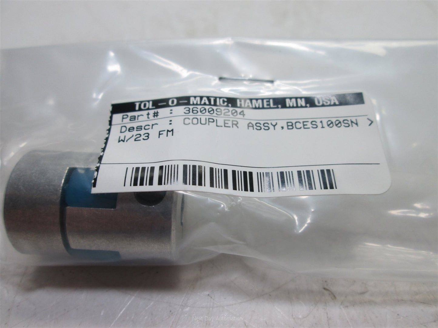 New Lot of 2 Tol-O-Matic 36009204 Coupler Assembly, 1/4"Ø to 1/4"Ø