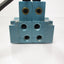 Used Bank of 2 MAC 45A-LAC-DDAJ-1KD 2-Position 4-Way Solenoid Valves *No Fittings*
