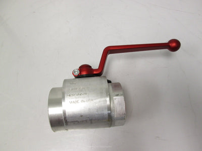 New – Open box DMIC BVAL-1500B-4323-AZZN Ball Valve 1 1/2" NPT 400PSI PTFE Seals Viton