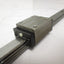 Used NSK LY150460AL Linear Rail w/ 2x Carriages 460mm Long 28mm Height *Surface Rust*