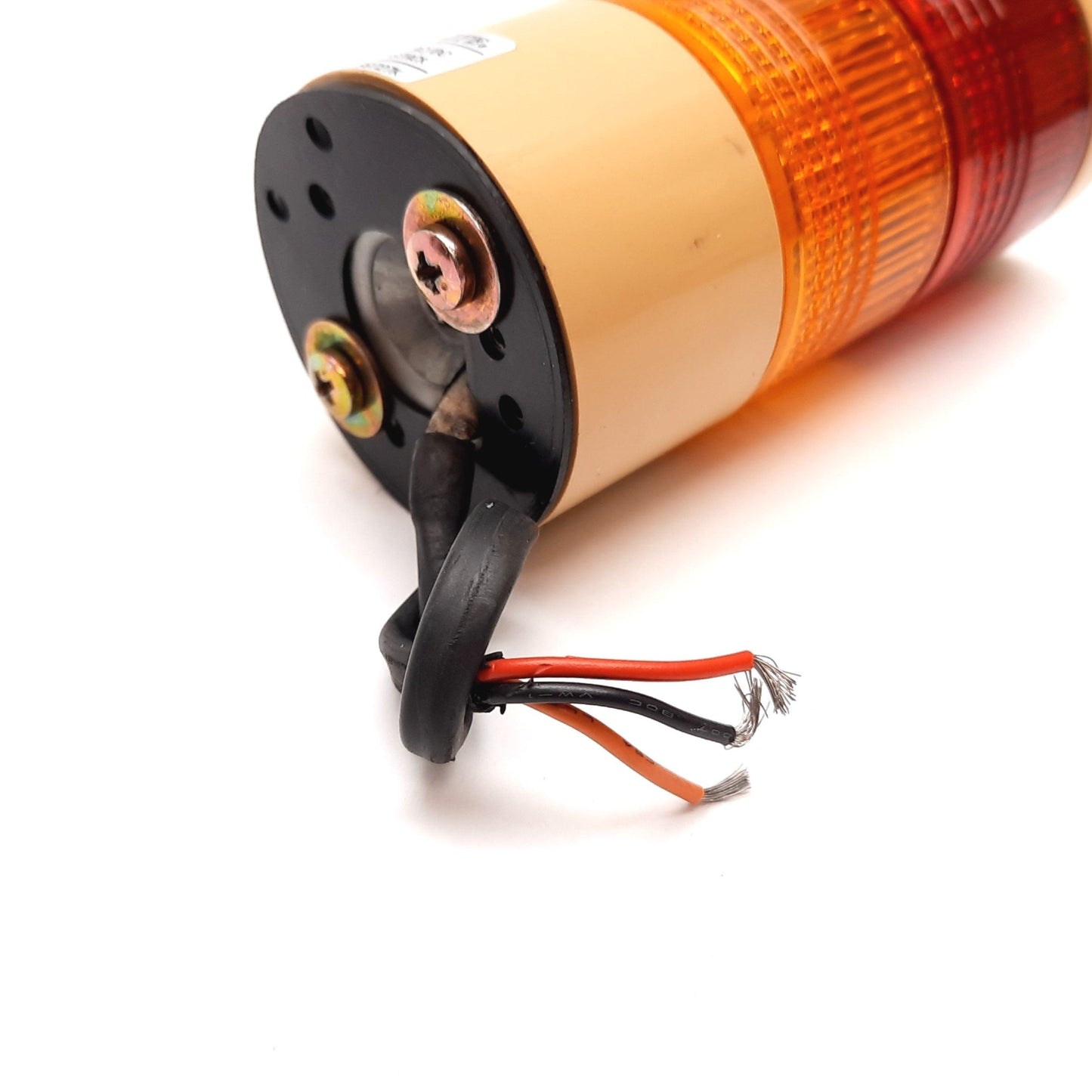 Used Patlite LES-AW Stack Light LED Signal Tower 24VAC/DC 2W Red & Amber, Continuous