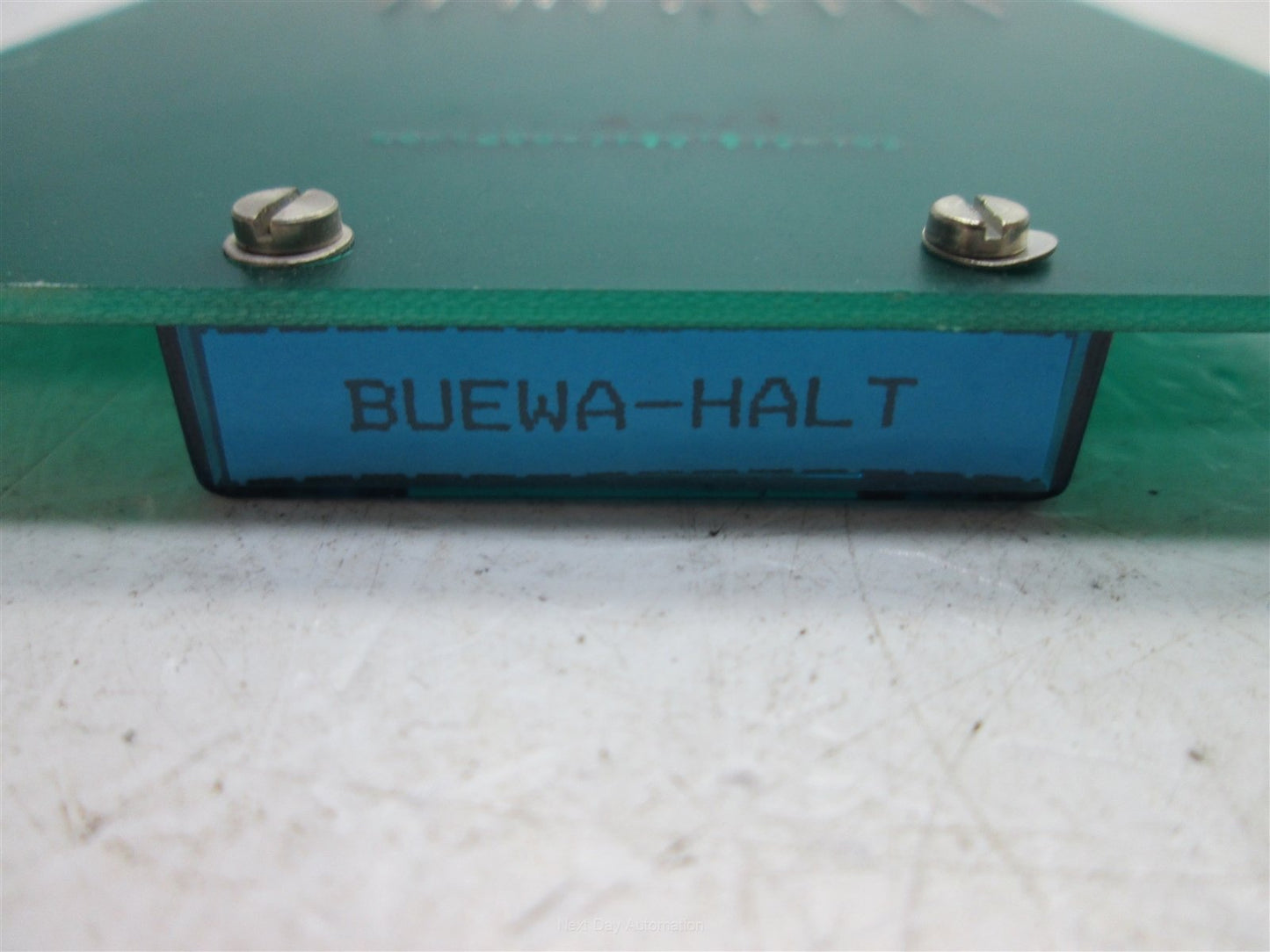 Used Leitz 301-312.024 (BHALT) BUEWA-HALT Control Board