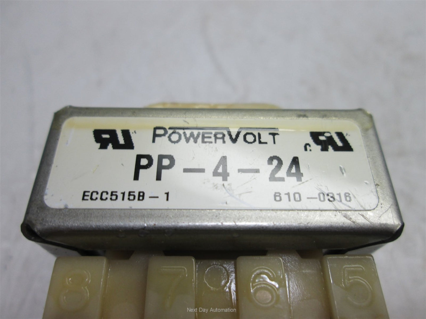 Used PowerVolt PP-4-24 Compact Power Transformer, Single Primary, Voltage: 115V