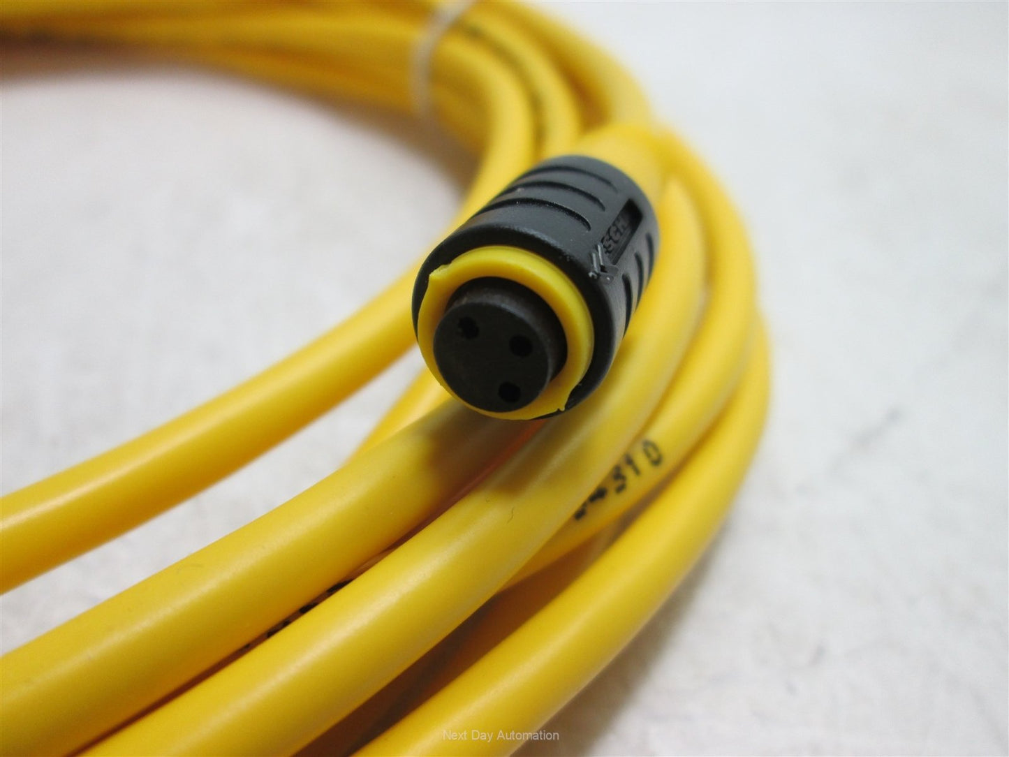 Used Turck PKW 3Z-5 Cordset, Picofast Straight Female Connection, 3-Pin