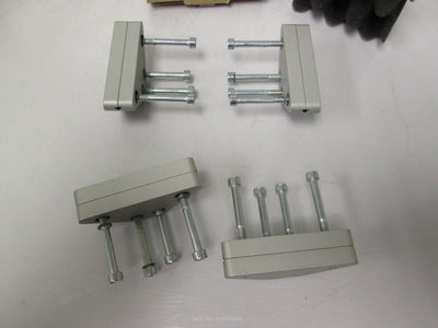 New Lot of 4 New Montech EV-3-40 Pre-Assembled Corner Clamps / Brackets for QS40