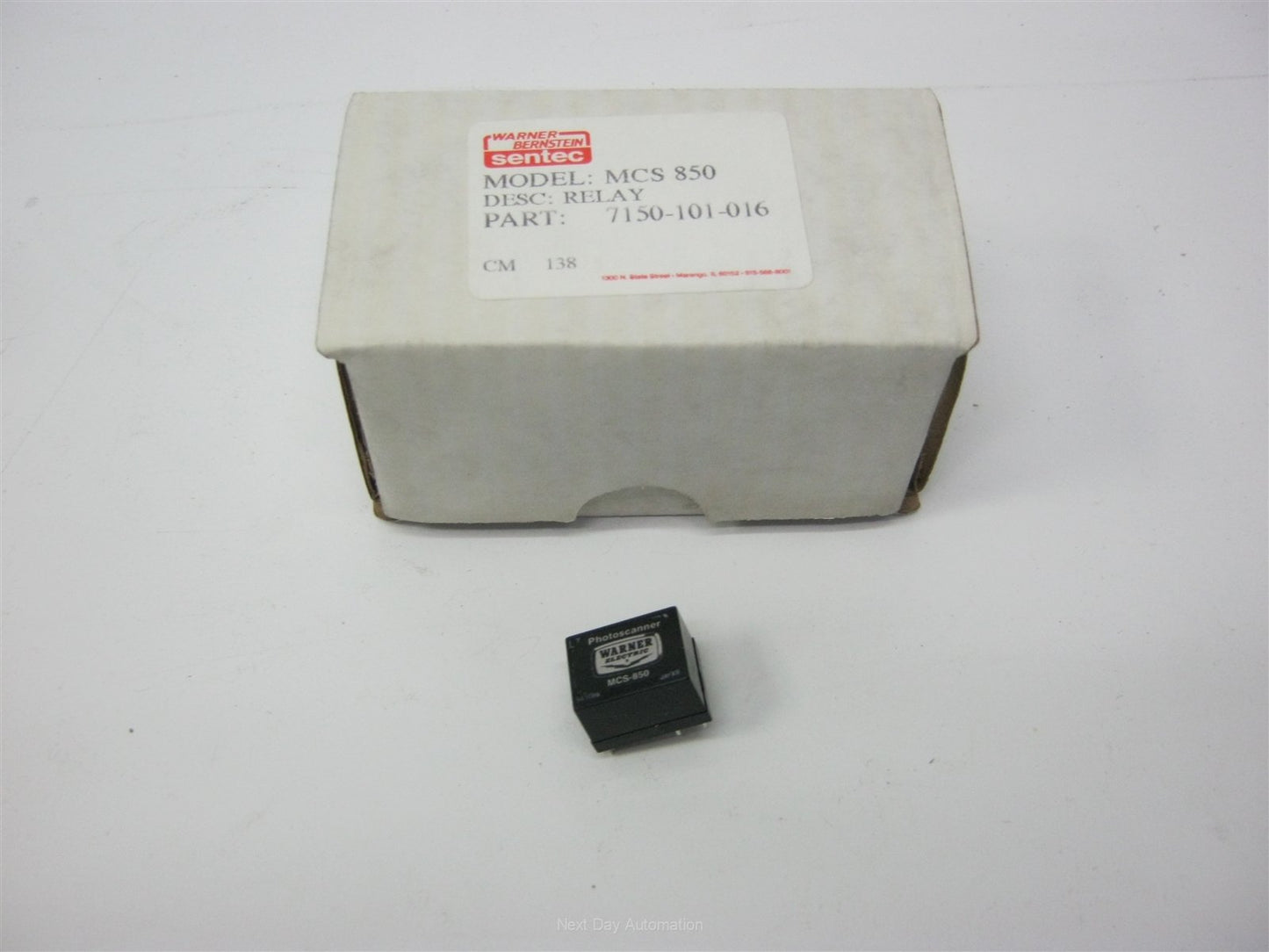 New Warner Bernstein MCS 850 Relay Output Module, SPDT 5A 30VDC/120VAC Resistive