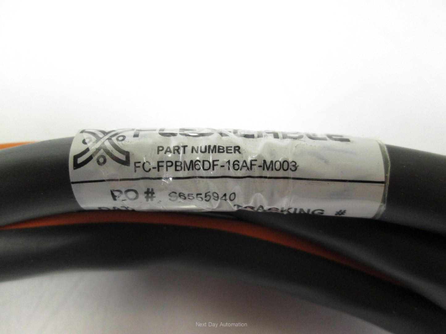 New – Open box Flex-Cable FC-FPBM6DF-16AF-M003 Motor Power Cable w/ Brake Flying Lead