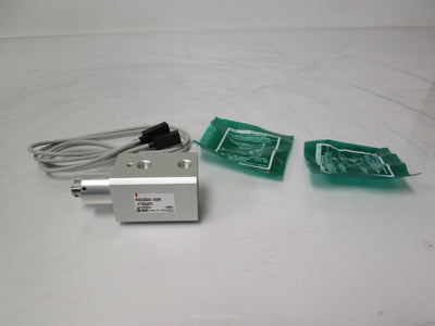 New SMC RSDQB20-10DR-F79SAPC Stopper Cylinder w/ Roller Rod End 10mm Stroke 1MPa