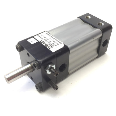 Used Turn Act 041-1S1-401-801-S13 Pneumatic Rotary Actuator 180ø Rotation, 3/8" Shaft