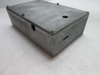 Used Bud CU-247 Project Box, Dimensions: 7.25" x 4.5" x 2", *Holes - See Pictures*