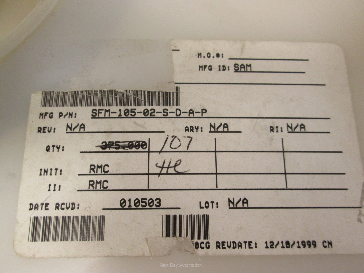 New Reel of 50 New Samtec Inc. SFM-105-02-S-D-A-P-TR Surface Mount 10-Pin Connectors