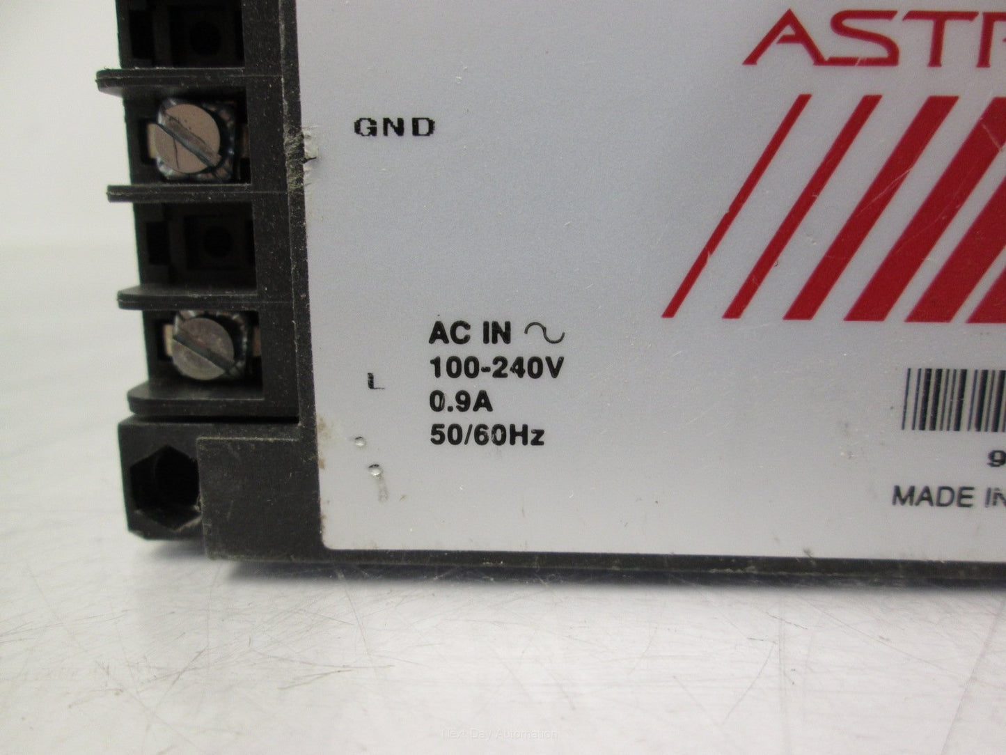 Used Astrodyne MDMC-0308 Encapsulated Power Supply 100-240VAC 0.9A to 5/12VDC 3/1.4A