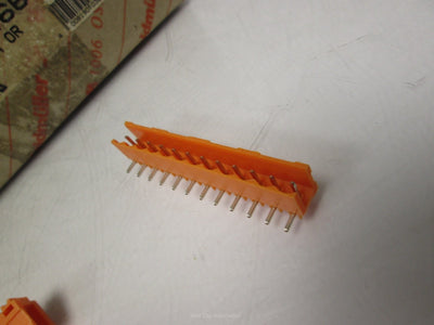 New Lot of 48 New Weidmuller SL 12/90 4.5SN OR Surface Mount Terminal Plugs Orange