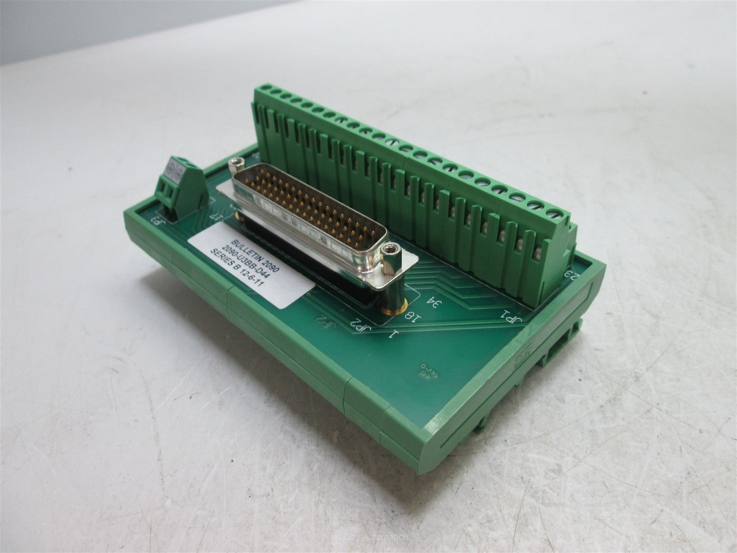 Used Allen Bradley 2090-U3BB-D44 Interface Breakout Board, 44-Pin Screw Terminal