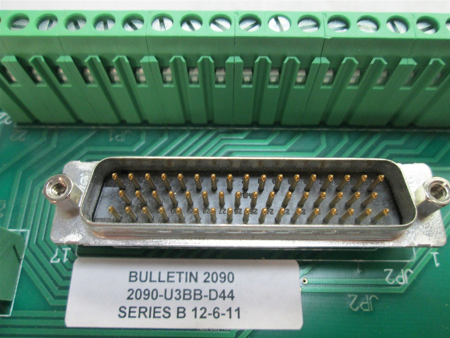 Used Allen Bradley 2090-U3BB-D44 Interface Breakout Board, 44-Pin Screw Terminal