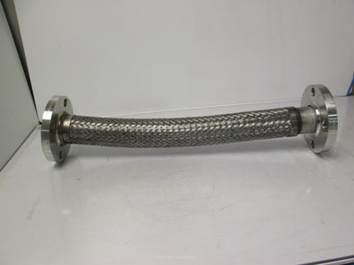 New Enlin A/SA182 Stainless Steel Flex Hose Coupling 2" Pipe 6" Flange 2' Length