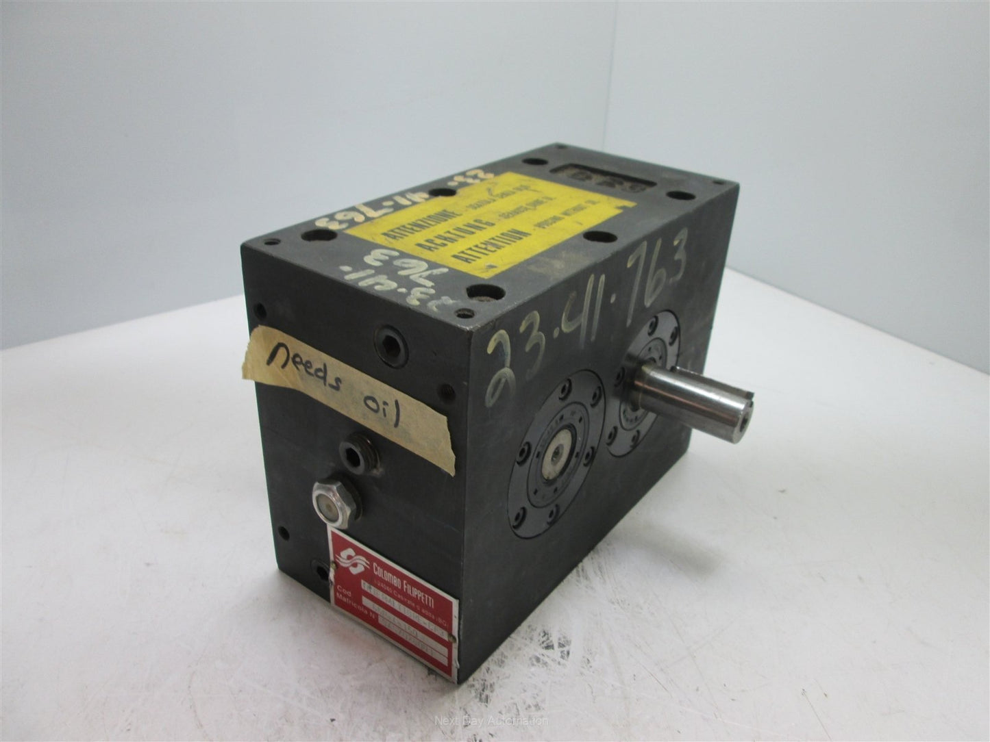 Used Colombo Filippetti 65P-4-150 Index Drive, 3/4" Shafts, *Needs Oil*