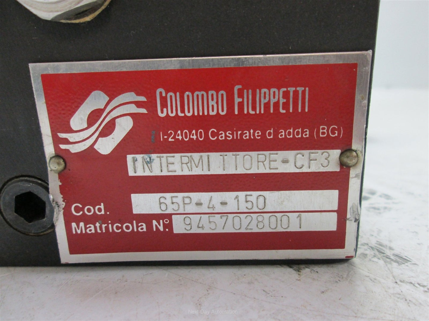 Used Colombo Filippetti 65P-4-150 Index Drive, 3/4" Shafts, *Needs Oil*