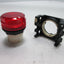 New Cutler Hammer E22H2X10 Pilot Light, Red Plastic Lens, 22.5mm Bayonet
