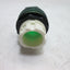 New Cutler Hammer E22H3X10 Pilot Light, Green Plastic Lens, 22.5mm Bayonet