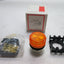 New New Cutler Hammer E22H9X10 Pilot Light, Amber Plastic Lens, 22.5mm Bayonet