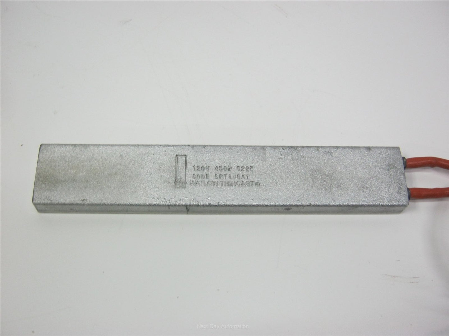New Watlow SPT1J8A1 ThinCast Aluminum Heater 120V 450W 8" x 1.5" x 0.5"
